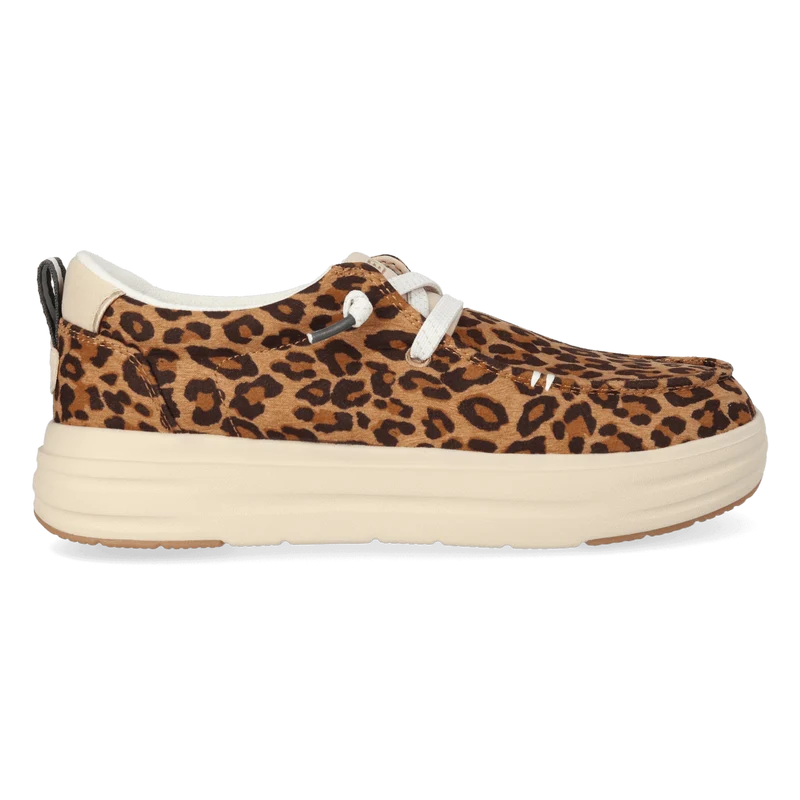 Wendy Nova Classic Dames Sneakers Tan Leopard