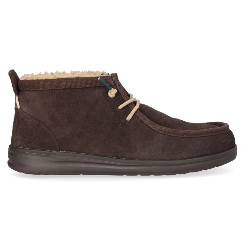 Wally Mid GripR Warmth Heren Instappers Mole Brown