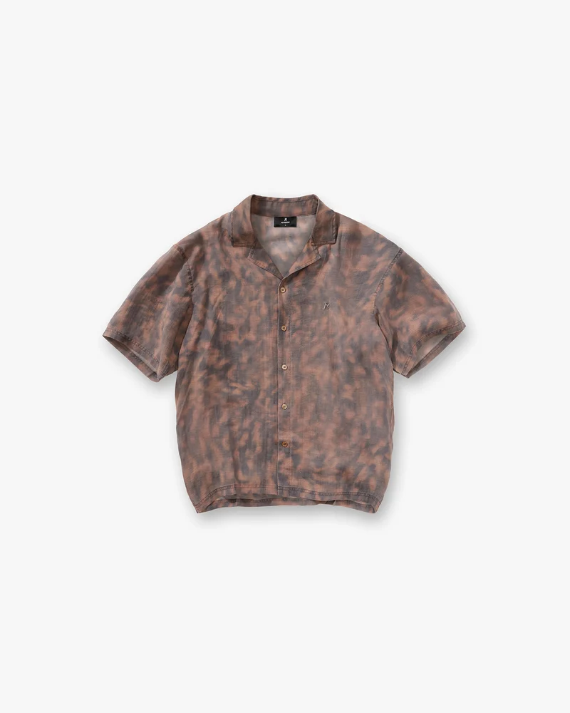 Tortoise Print Shirt - Brown