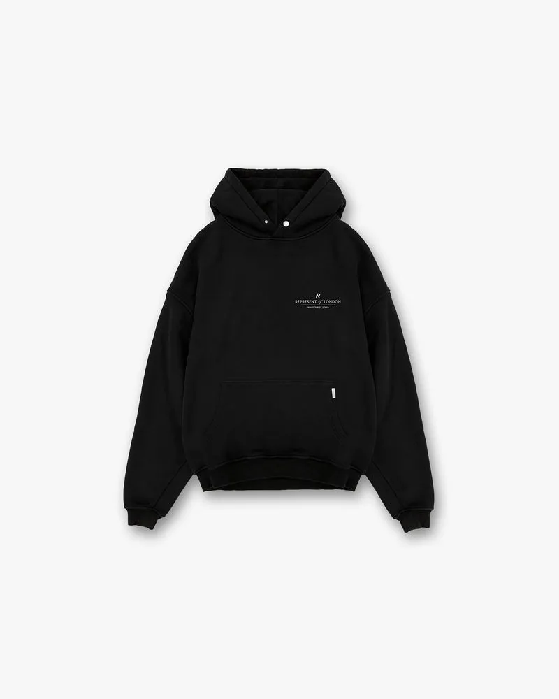 London Store Hoodie - Jet Black
