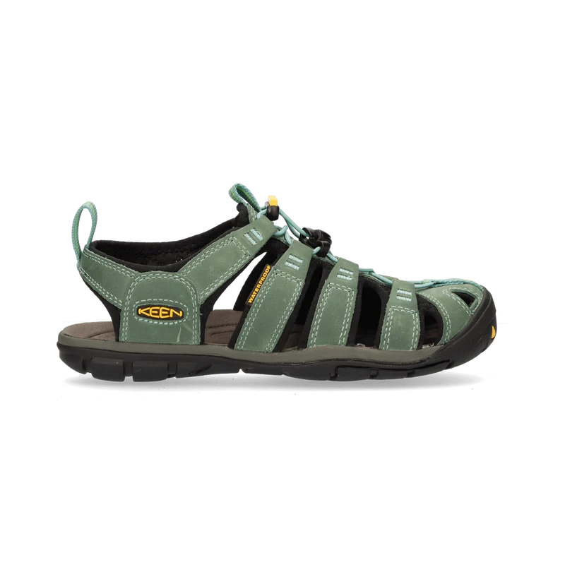 Clearwater CNX Dames Wandelsandalen Leer Mineral Blue/Yellow