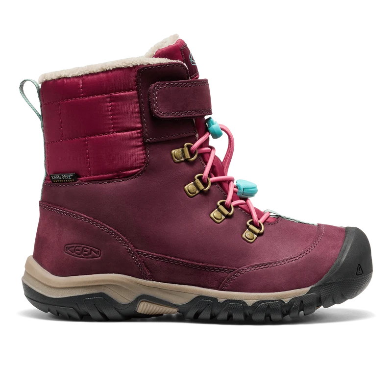 Kanibou Older Kids Winterboots Fig/Pink Lemonade