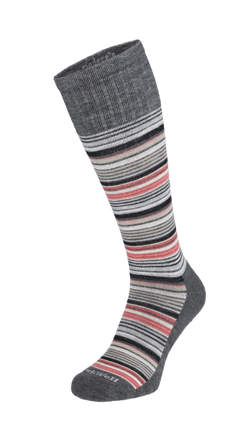 Sunset Stripe Heren Compressiekousen Klasse 1 Charcoal
