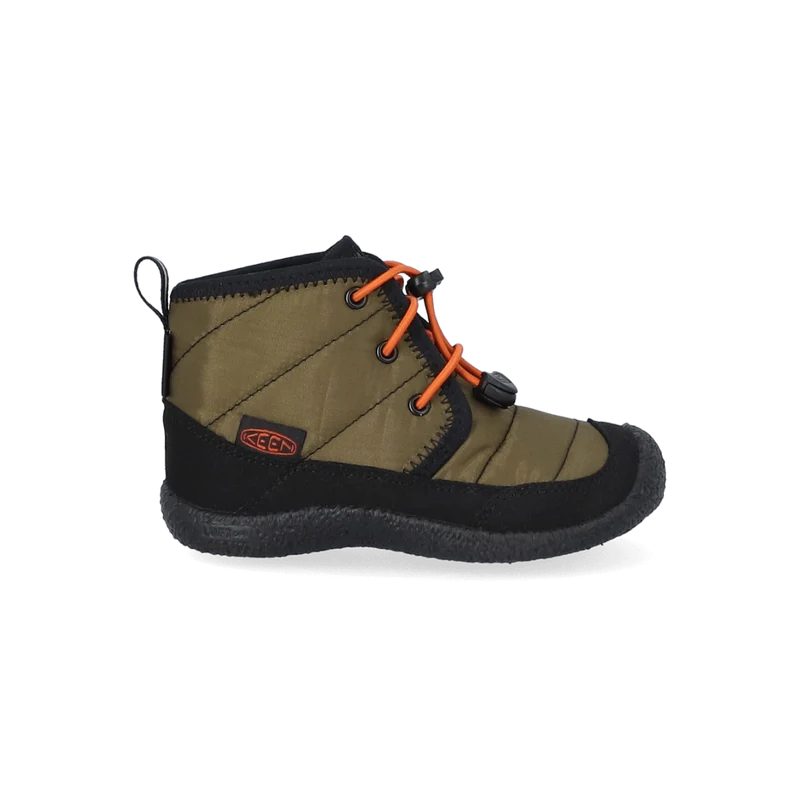 Howser II Chukka Younger Kids Boots Dark Olive/Gold Flame