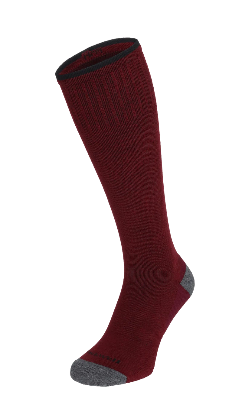 Elevation Heren Compressiekousen Klasse 2 Cranberry
