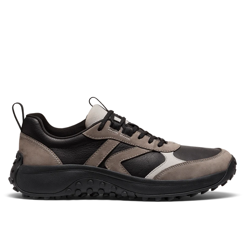 KS86 Leren Heren Sneakers Black/Steel Grey