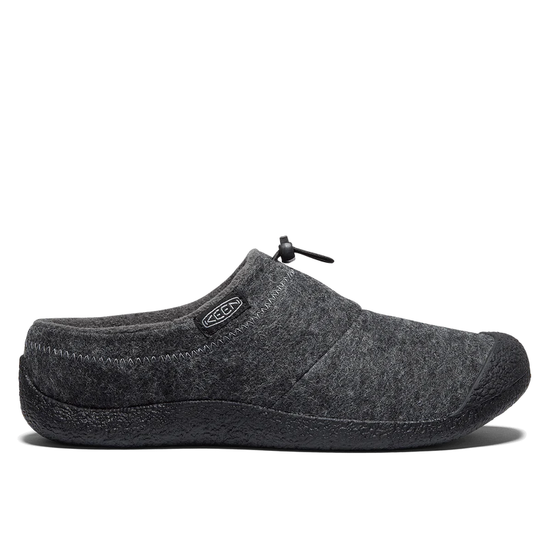 Howser III Slide Heren Instappers Vilt Charcoal Grey Felt/Black