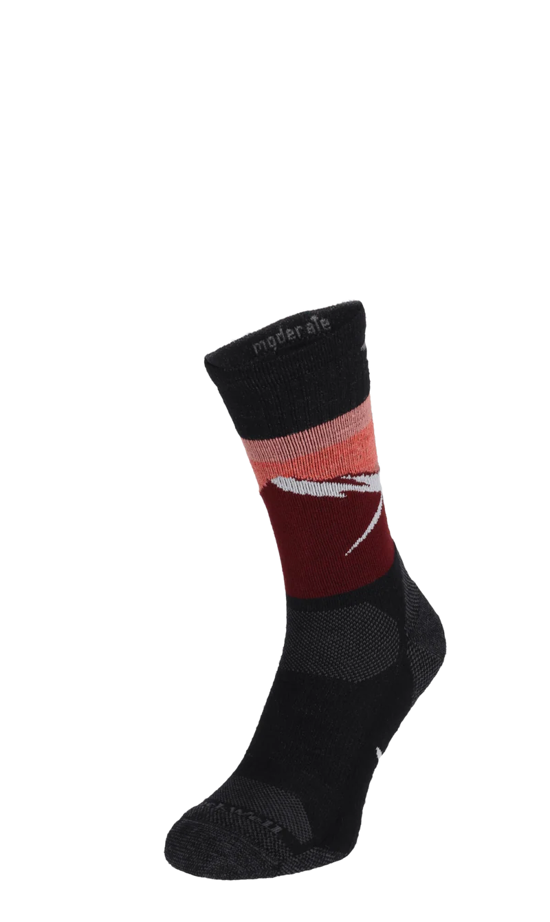 Modern Mountain Crew Heren Wandelsokken Klasse 1 Black