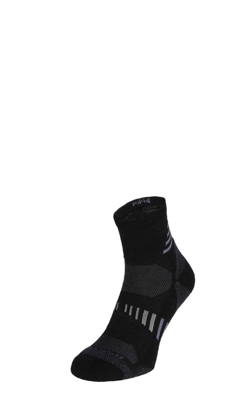 Ascend II Quarter Heren Wandelsokken Klasse 1 Black