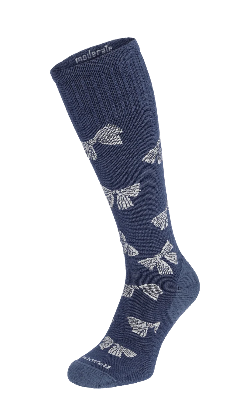 Bows Dames Compressiekousen Klasse 1 Denim