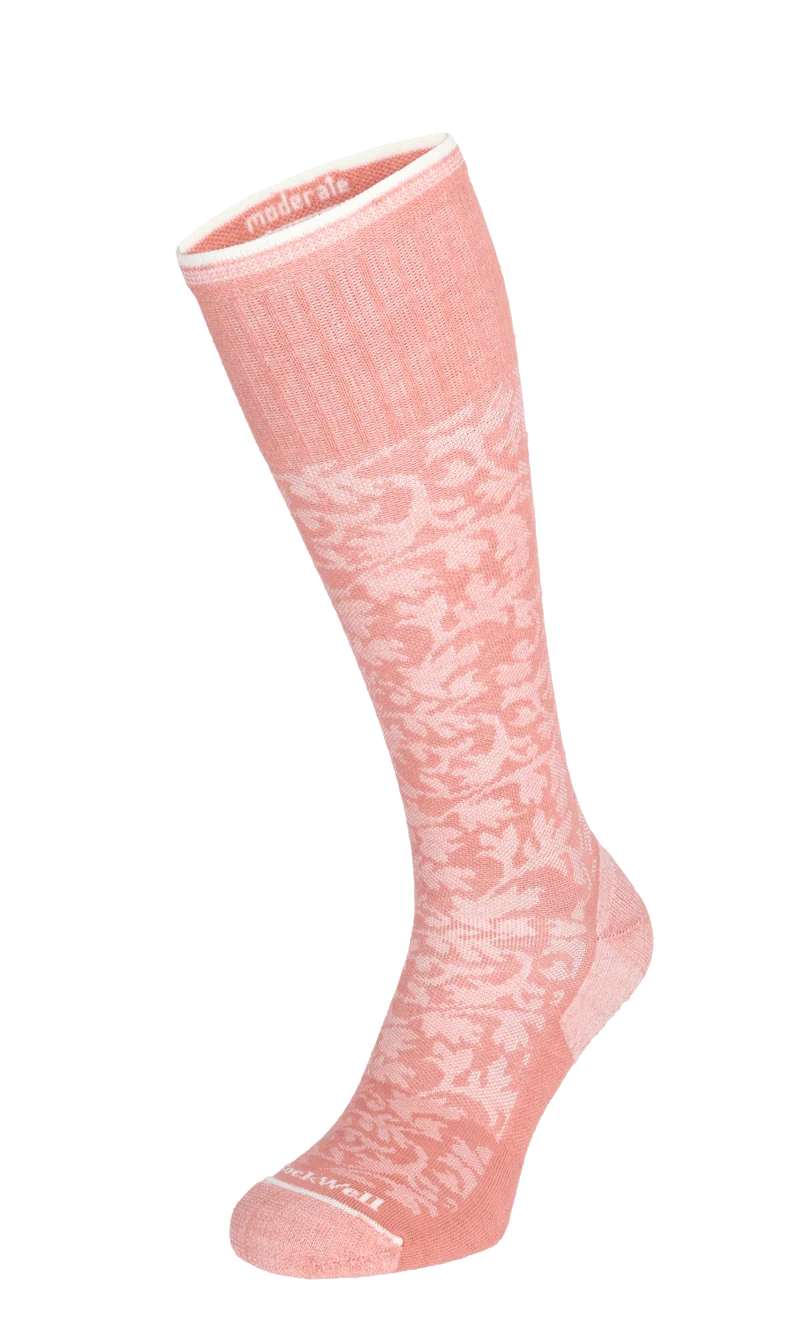 Damask Dames Compressiekousen klasse 1 Pink Clay