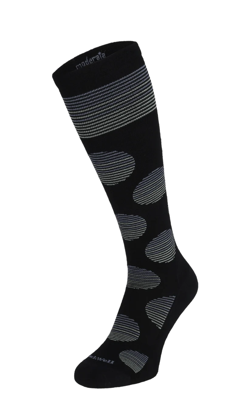 Featherweight Dot Dames Compressiekousen Klasse 1 Black