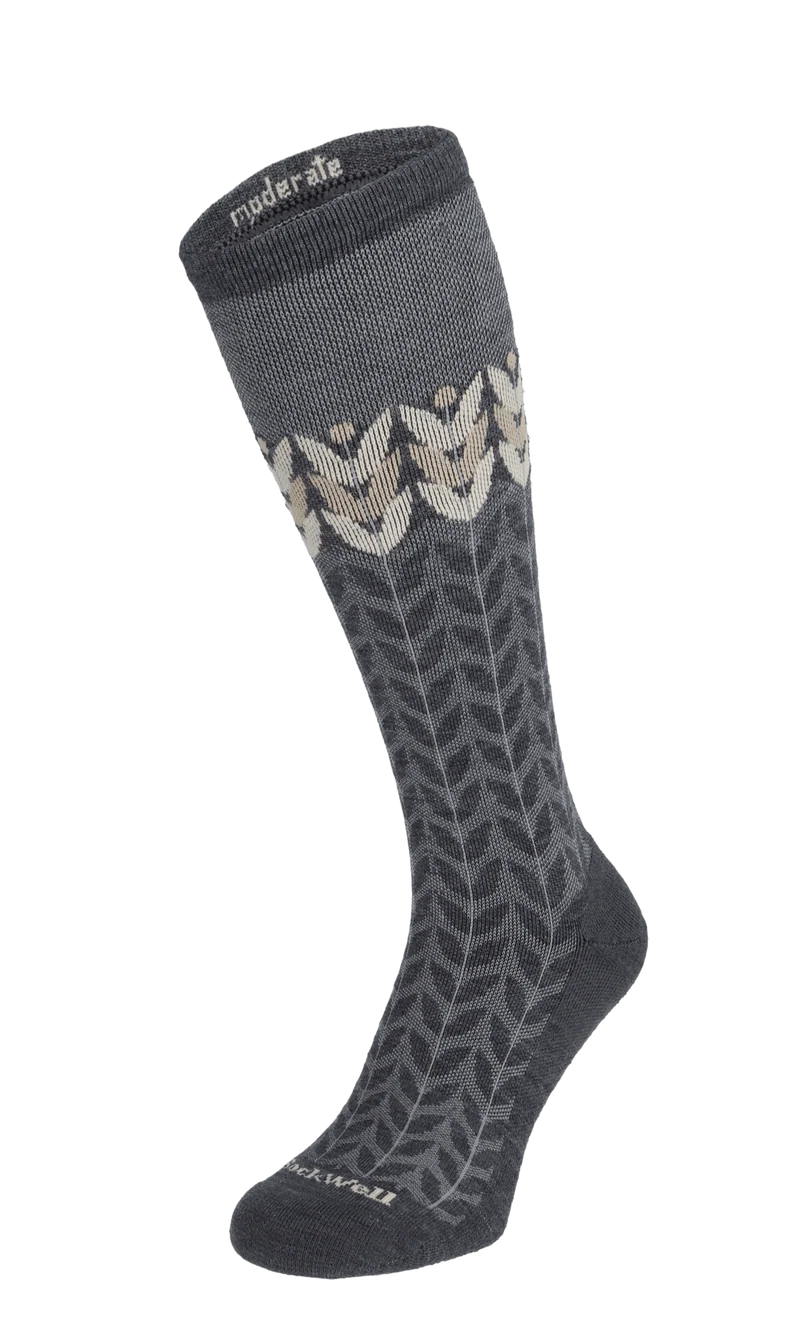 Bean Stalk Dames Compressiekousen Klasse 1 Charcoal