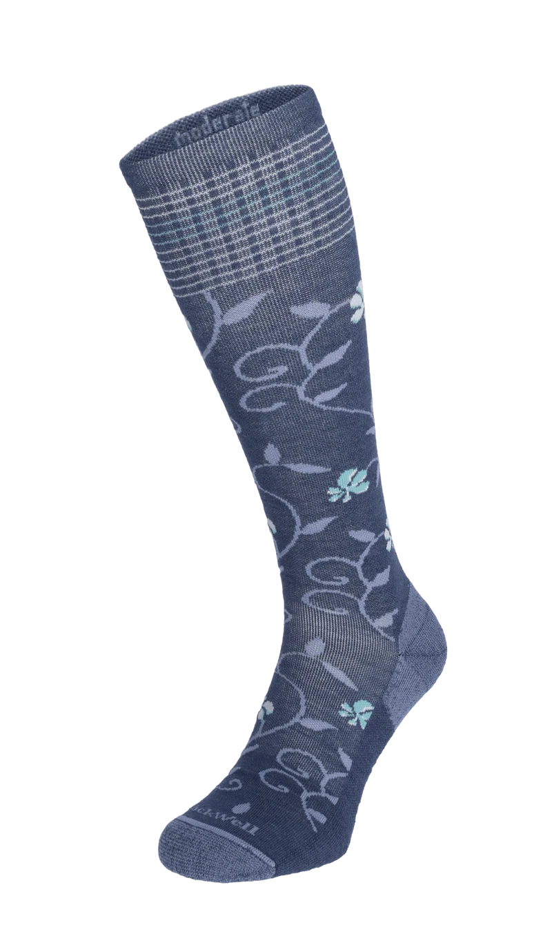 Full Sun Dames Compressiekousen Klasse 1 Denim