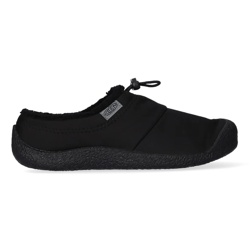 Howser III Slide Dames Slip-On Black Smooth Nylon
