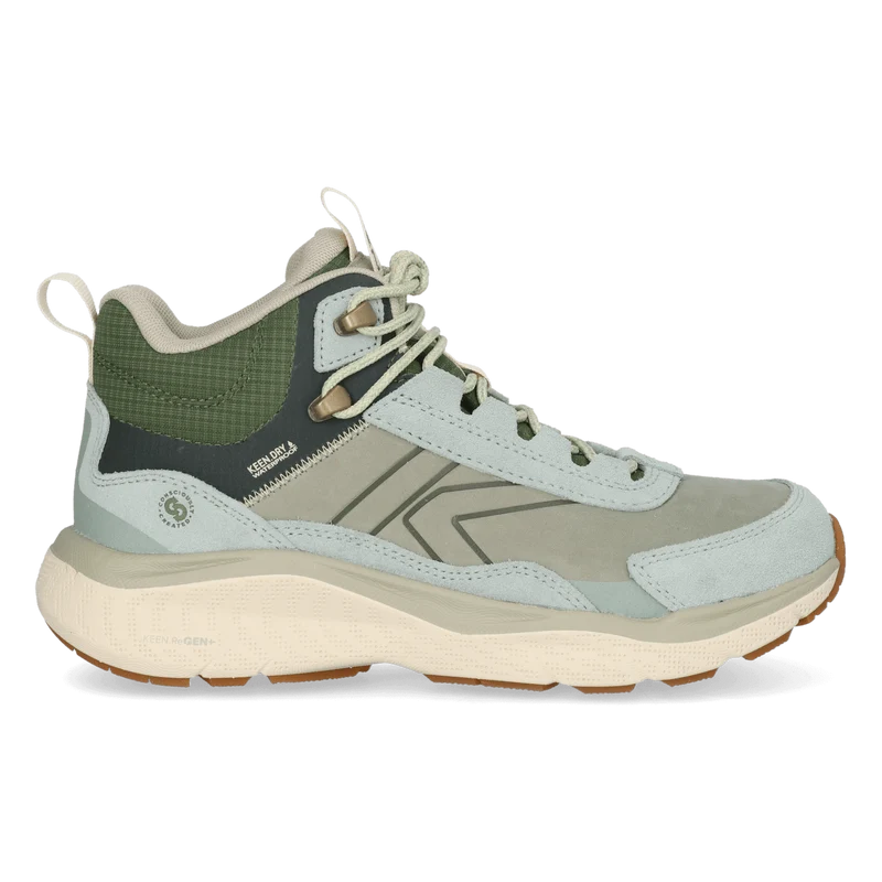 Leiki Mid Leather Dames Wandelschoenen Iceberg Green/Bronze Green