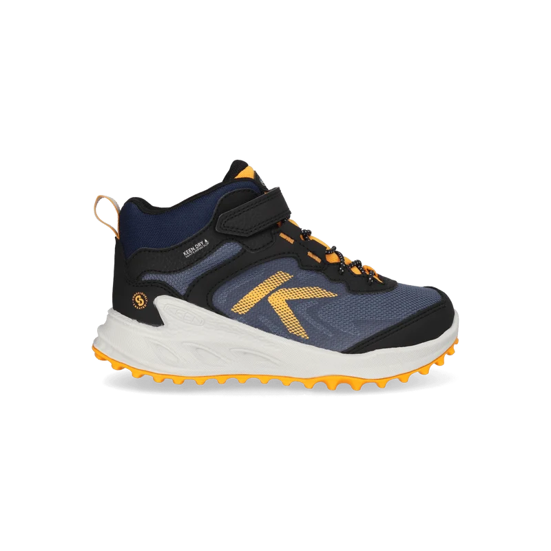 Zionic Mid Younger Kids Wandelschoenen Naval Academy/Bright Marigold