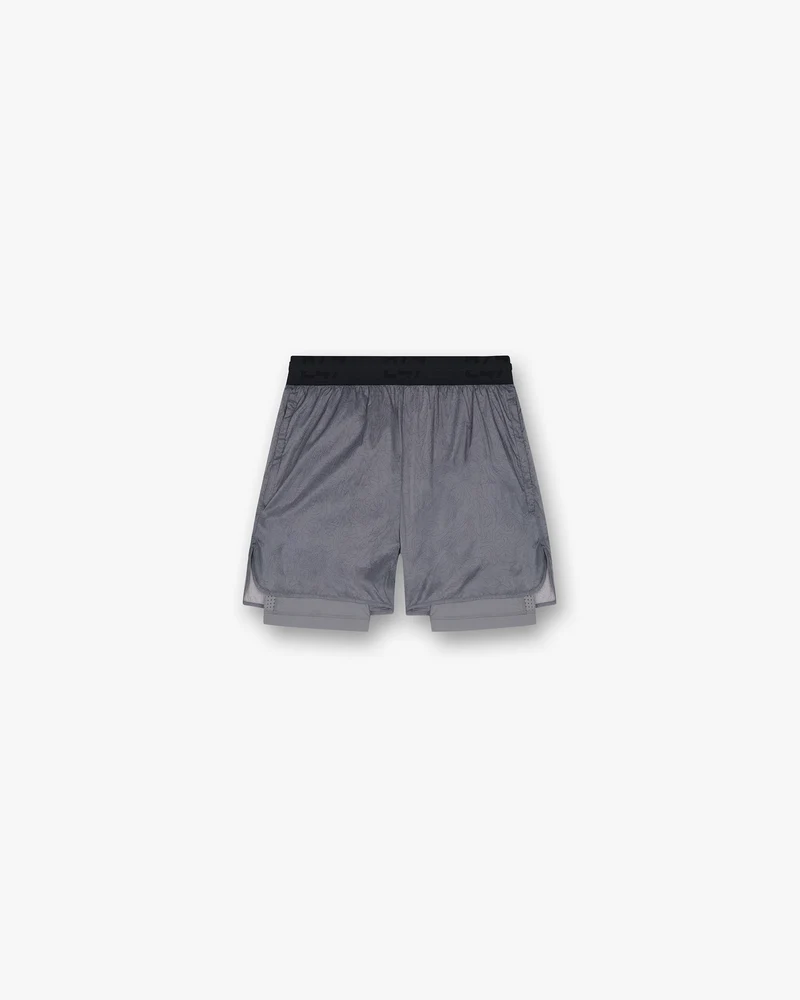 247 Contour 2-In-1 Run Shorts - Titanium