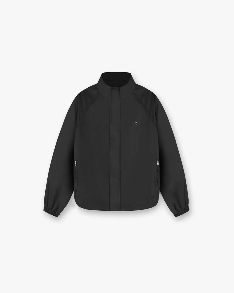 Funnel Neck Jacket - Black