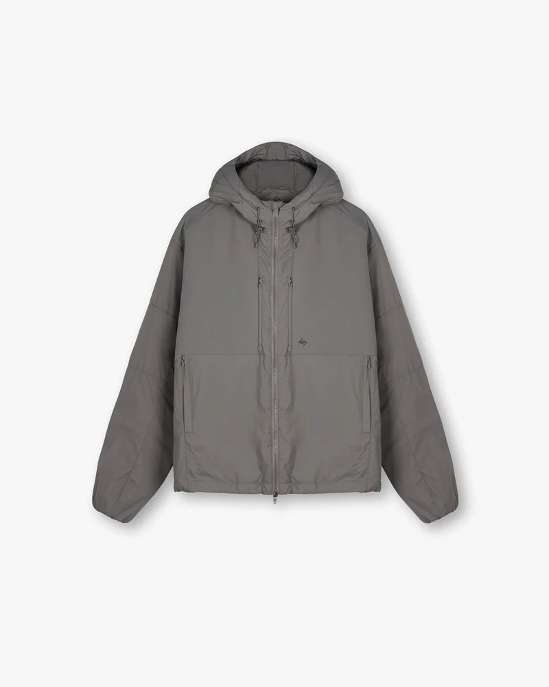247 Panelled Insulated Jacket - Steel