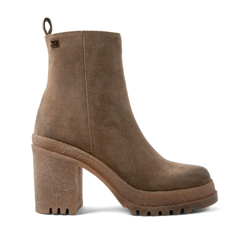 Rowan Dames Boots Suede Taupe