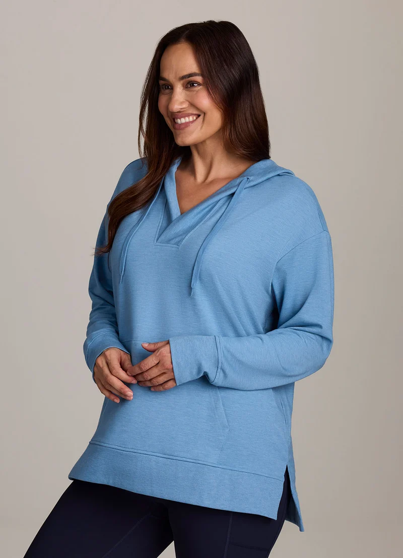Plus French Terry Hoodie Tunic
