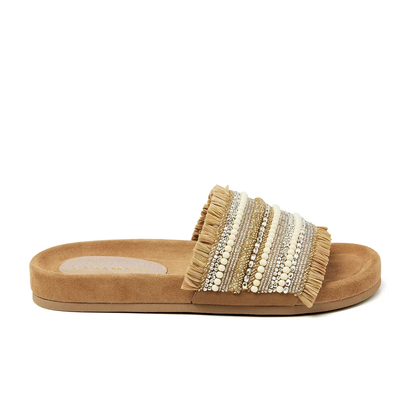 Dames Slippers 85.558 Tan
