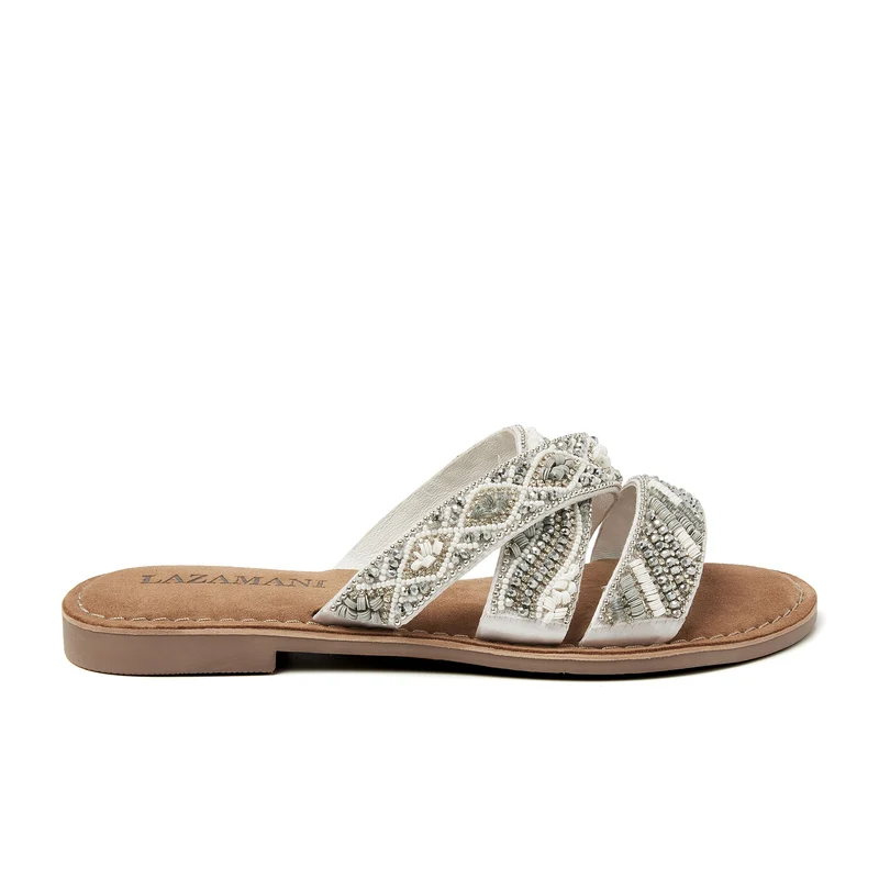 Charlie Dames Slippers White