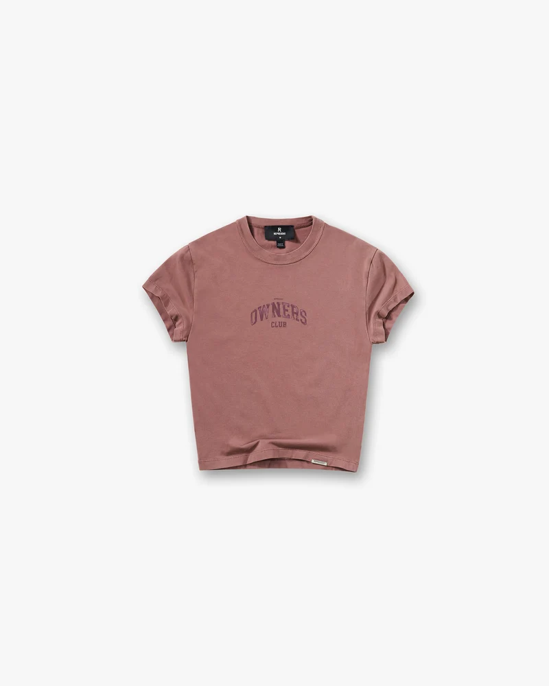 Represent Owners Club Baby Tee - Smoked Rose