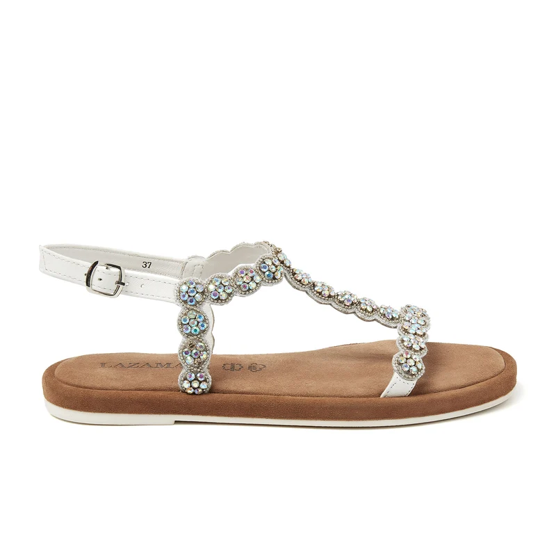 Dames Sandalen Leer 75.859 White