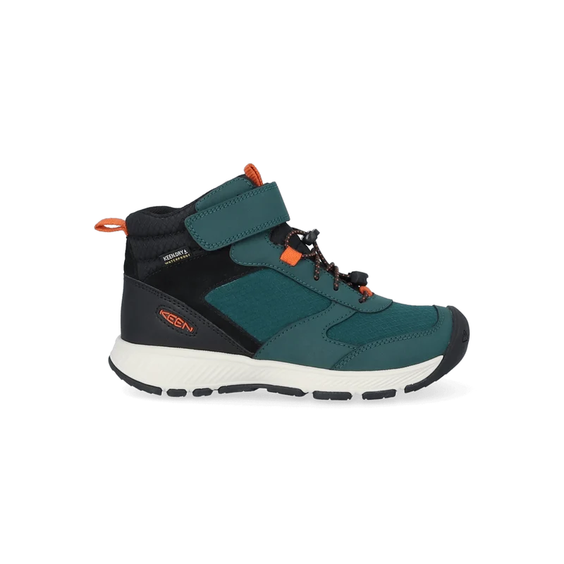 Skua Mid Older Kids Boots Ponderosa Pine/Gold Flame
