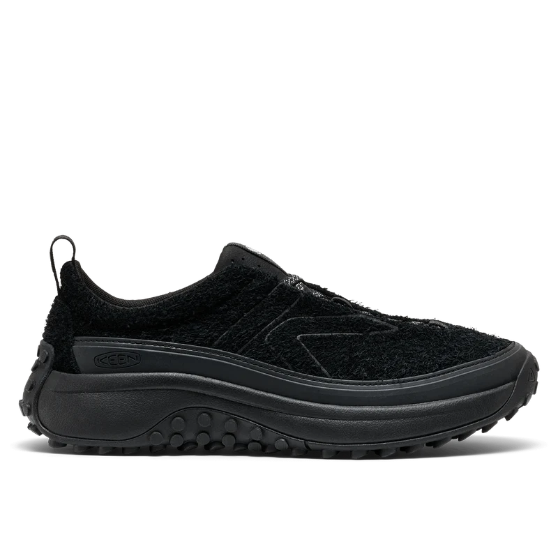 KS Mino Heren Sneakers Suede Black/Black