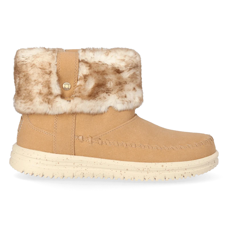 Camden Cuff Classic Cozy Dames Boots Cognac