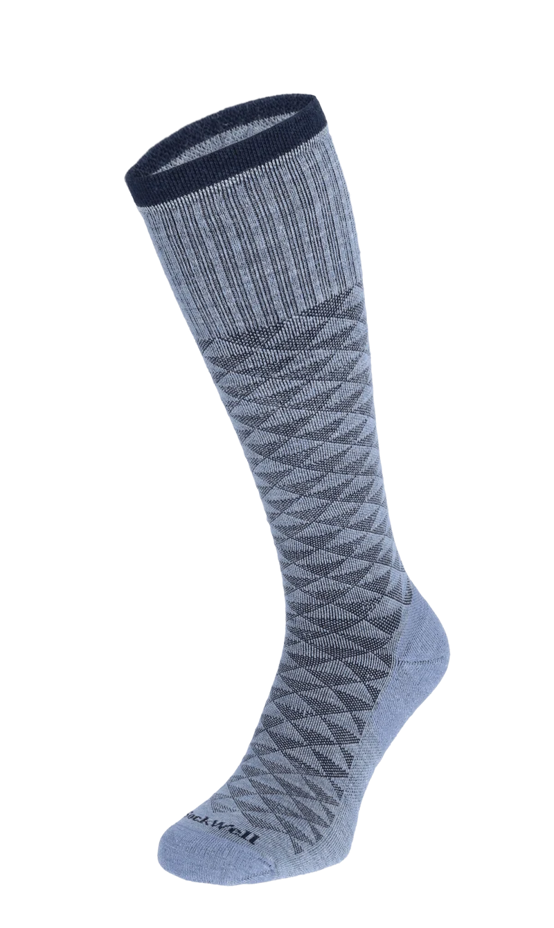 Dapper Heren Compressiekousen Klasse 1 Bluestone
