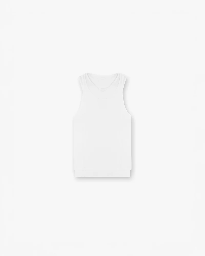 247 Double Layer Training Vest - White