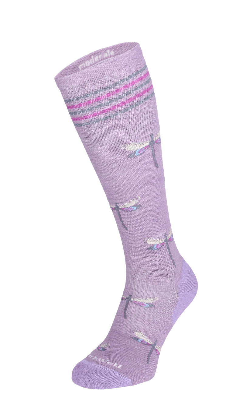 Dragonfly Dames Compressiekousen Klasse 1 Blackberry Sparkle