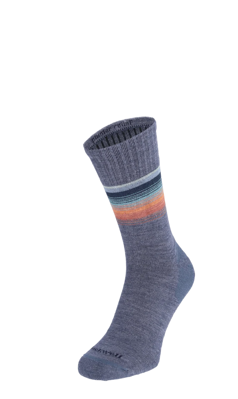 Plantar Cush Crew II Heren Hielspoor Sokken Klasse 2 Denim