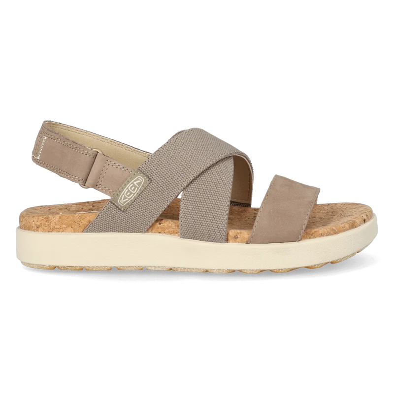 Elle Criss Cross Dames Sandalen Brindle/Birch