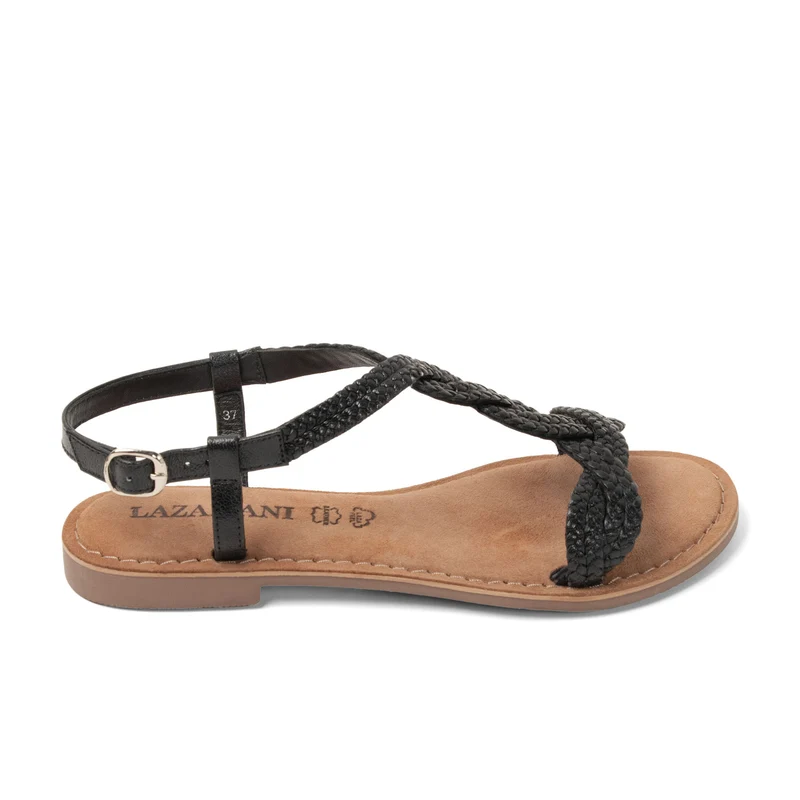 Aida Dames Sandalen Leer Black