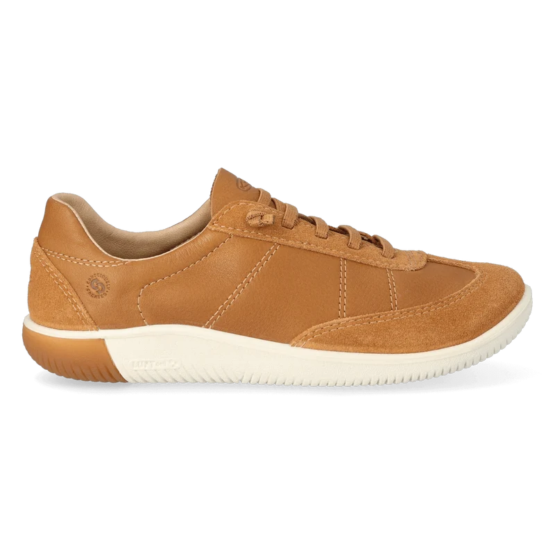 KNX T-Toe Dames Sneakers Leer Chipmunk/Birch