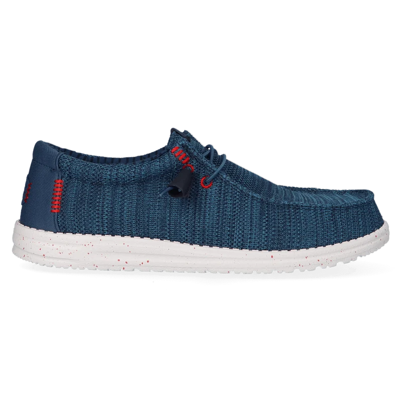 Wally Stretch Sox Heren Instappers Ensign Blue/Multi
