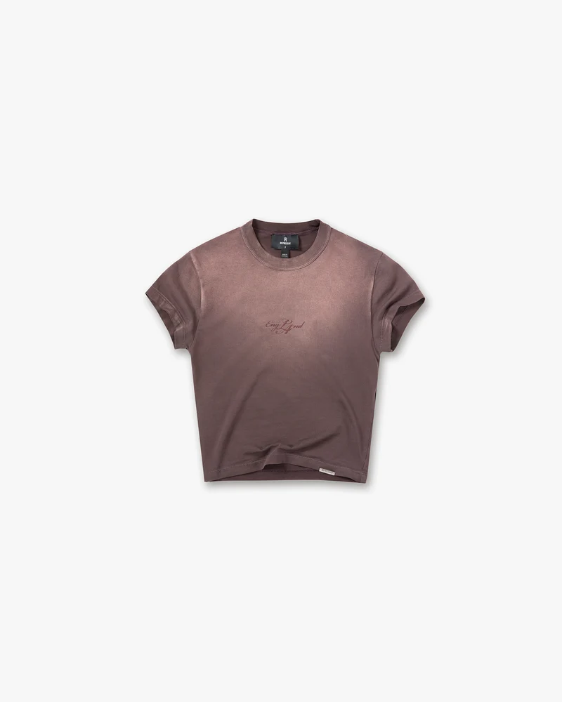EngLAnd Baby Tee - Washed Brown