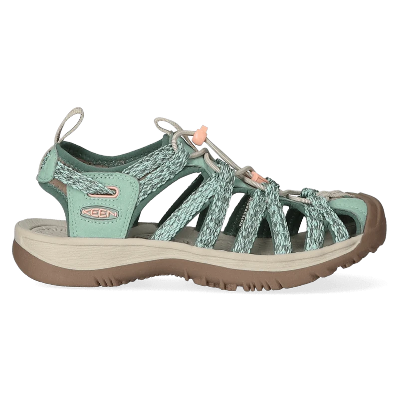 Whisper Dames Wandelsandalen Granite Green/Peach Parfait