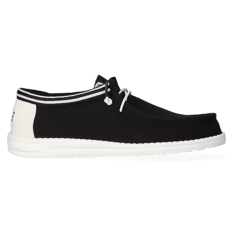 Wally Letterman Heren Instappers Black/White