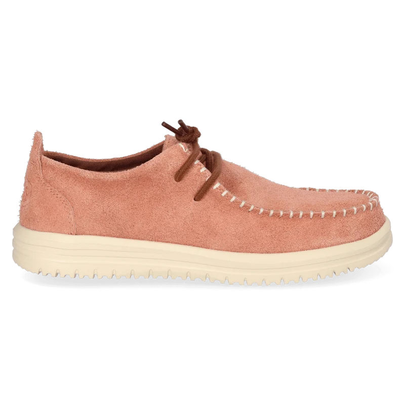 Wally NXT Moc Heren Mocassins Suede Copper Brown/Wood Ash