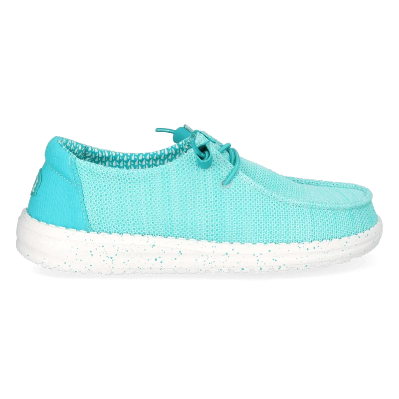 Wendy Stretch Sox Dames Instappers Ceramic Blue