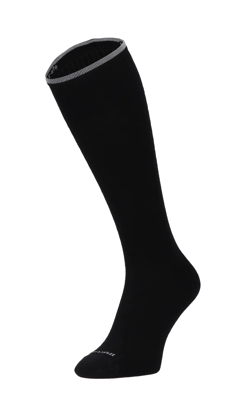 Featherweight Fancy Dames Compressiekousen Klasse 1 Black Solid
