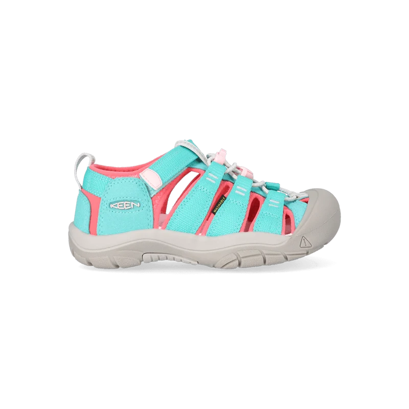 Newport H2 Older Kids Sandalen Bright Aqua/Giggle Pink