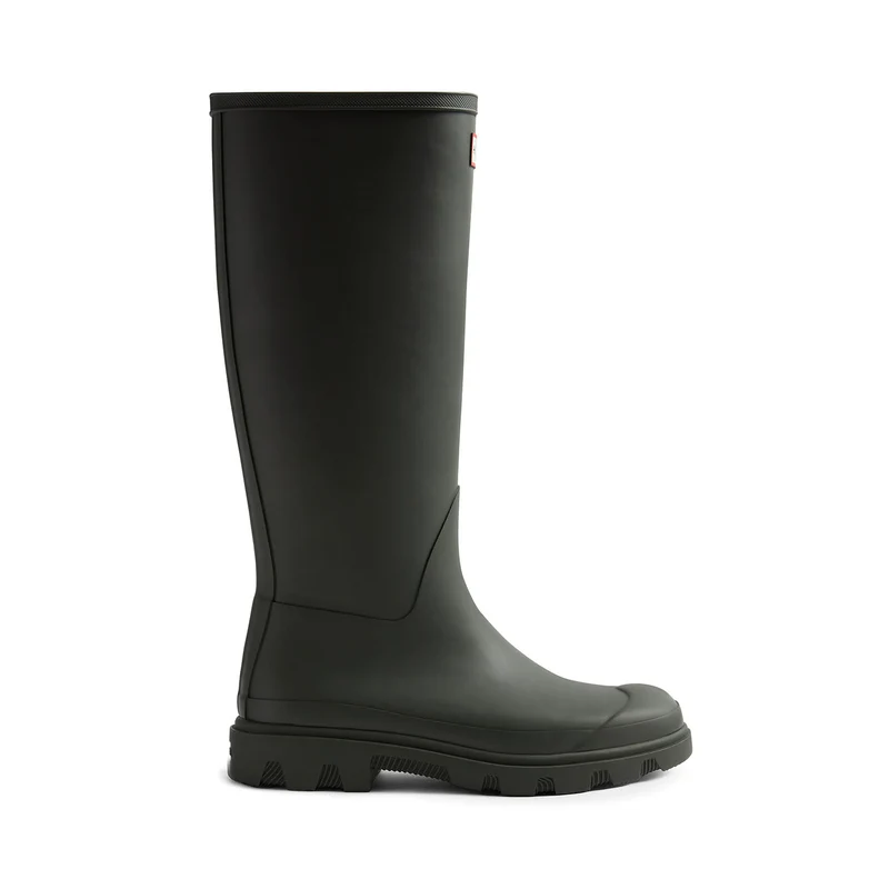 Women's Downpour Tall Wellington Boots Dark Olive