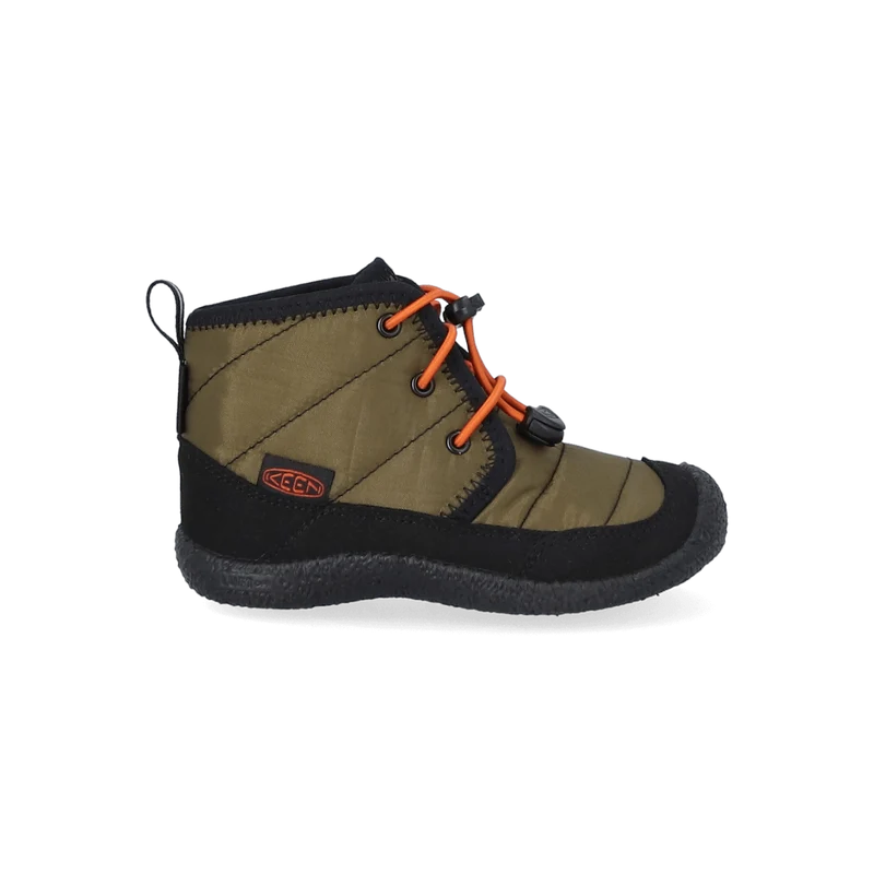 Howser II Chukka Older Kids Boots Dark Olive/Gold Flame
